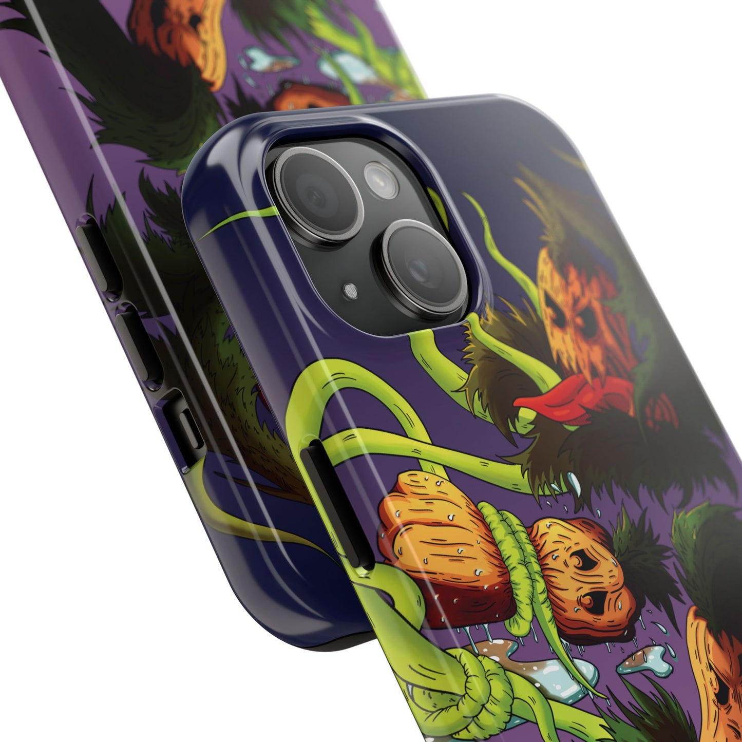 Pumpkin Gremvine Purple Gradient Tough Phone Case