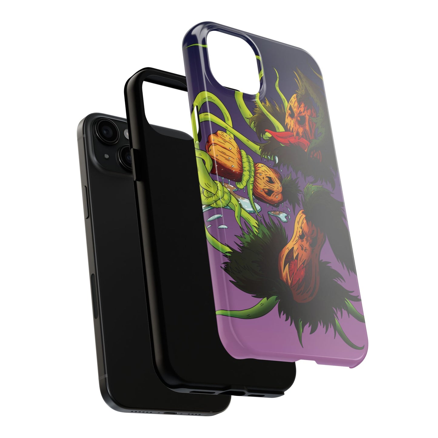 Pumpkin Gremvine Purple Gradient Tough Phone Case