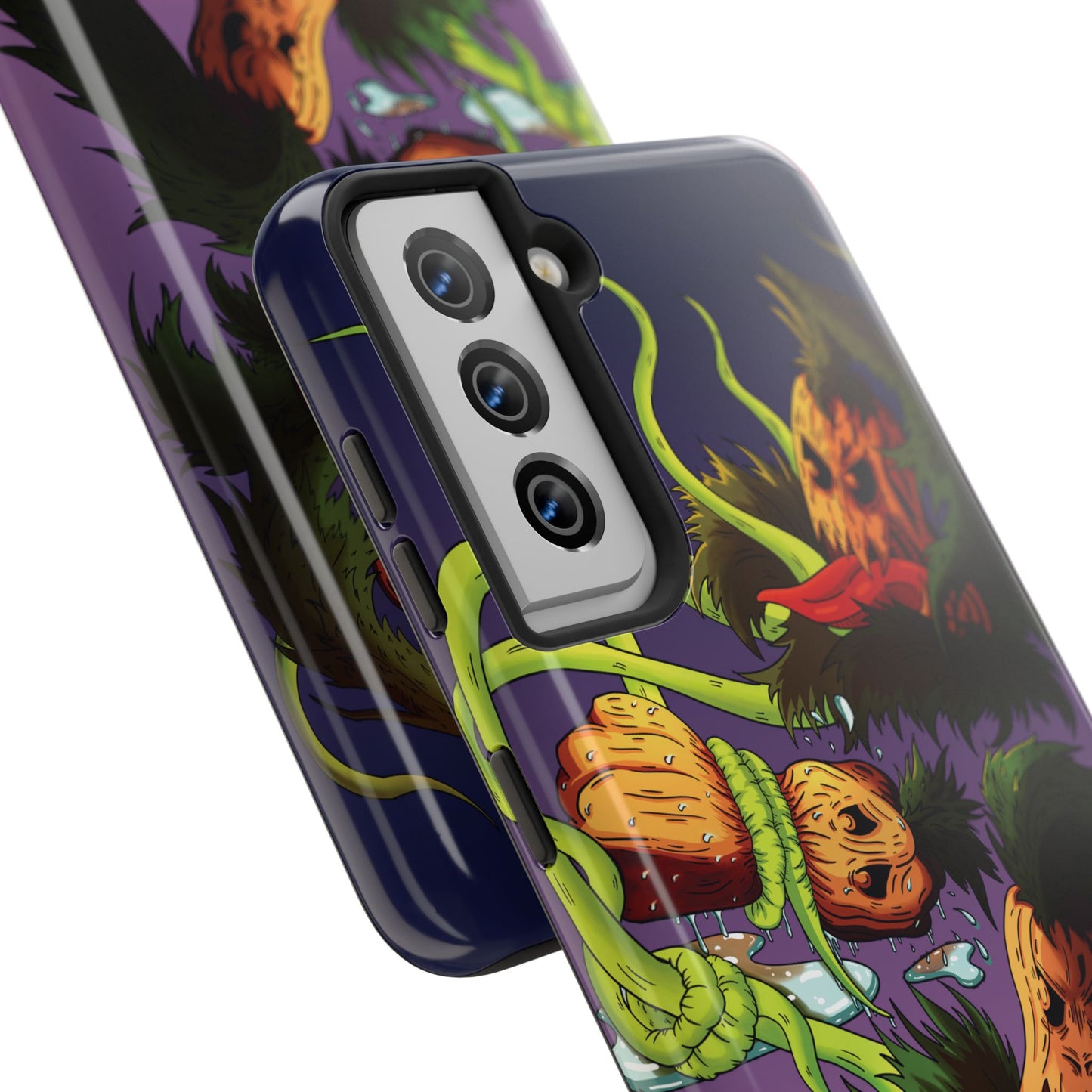 Pumpkin Gremvine Purple Gradient Tough Phone Case