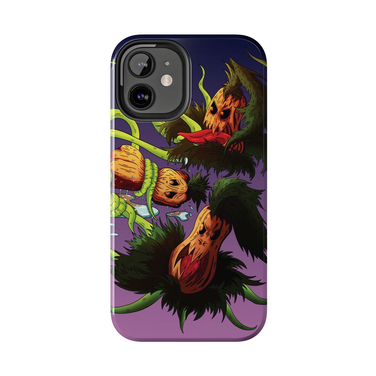 Pumpkin Gremvine Purple Gradient Tough Phone Case