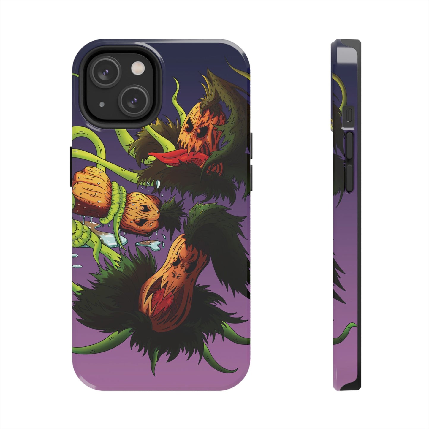 Pumpkin Gremvine Purple Gradient Tough Phone Case