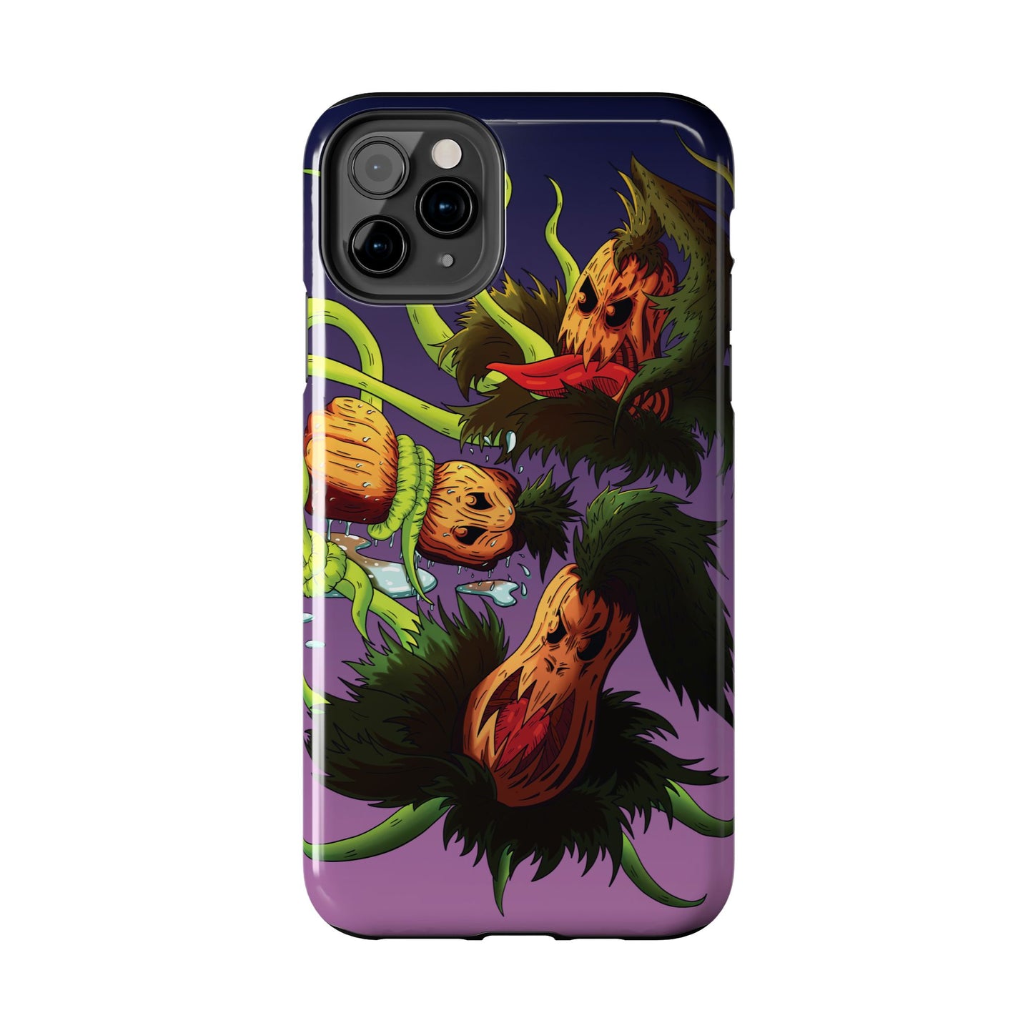 Pumpkin Gremvine Purple Gradient Tough Phone Case