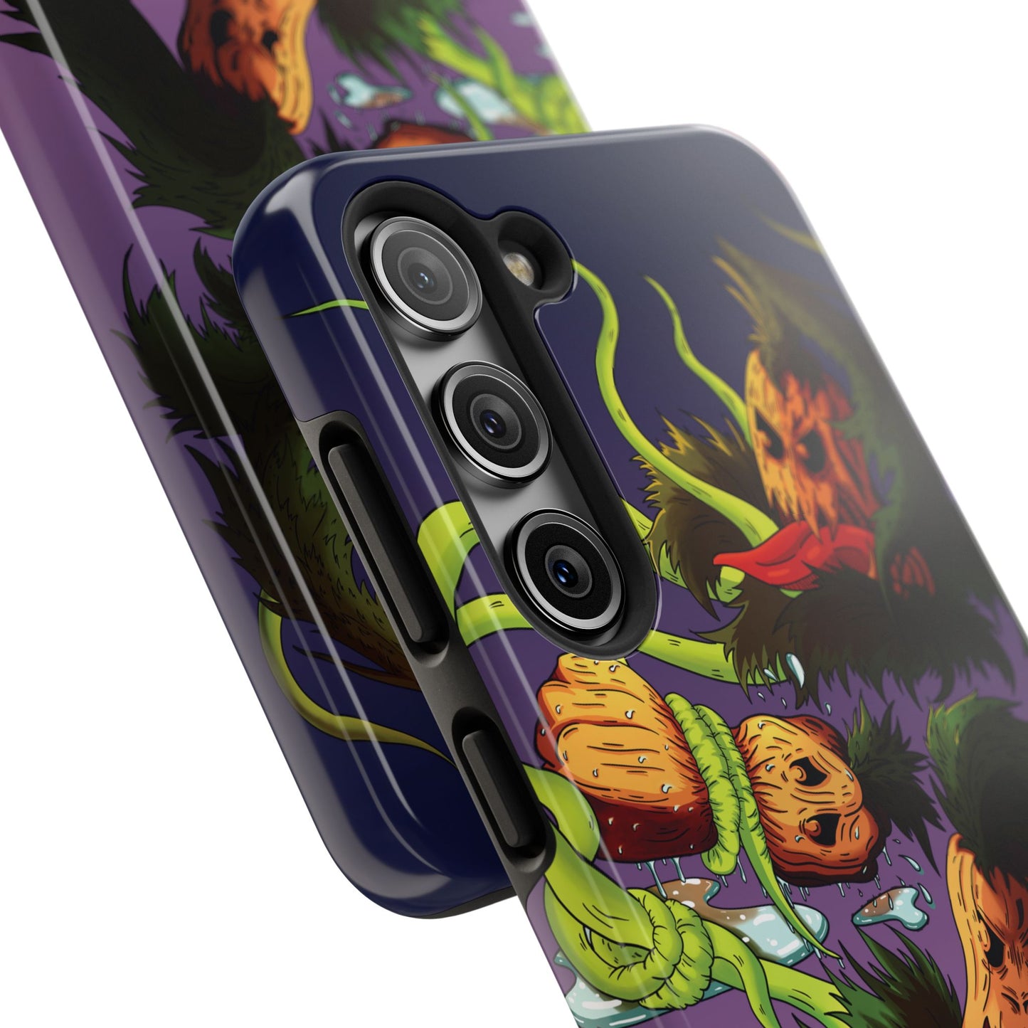 Pumpkin Gremvine Purple Gradient Tough Phone Case