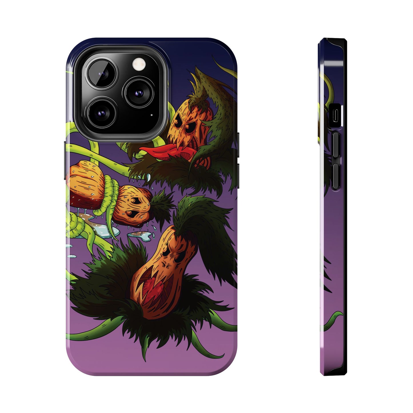 Pumpkin Gremvine Purple Gradient Tough Phone Case