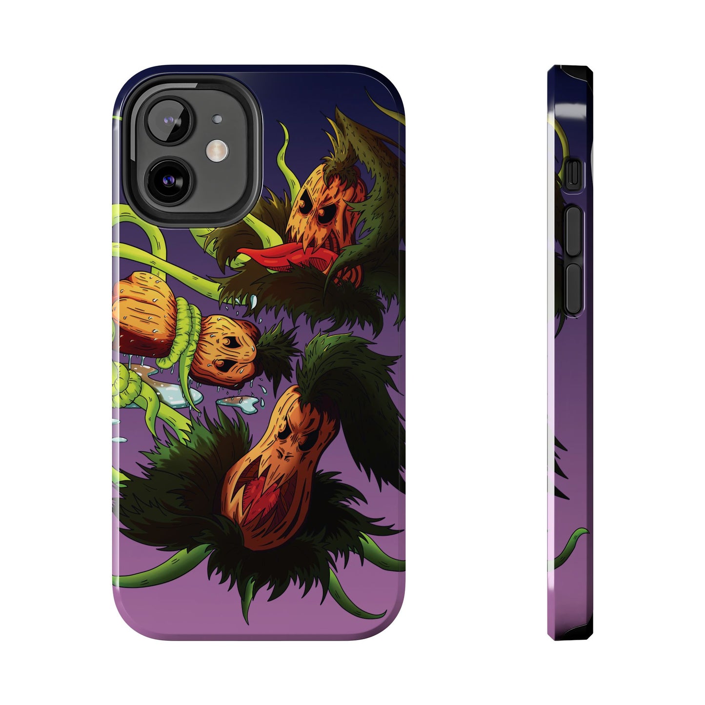Pumpkin Gremvine Purple Gradient Tough Phone Case