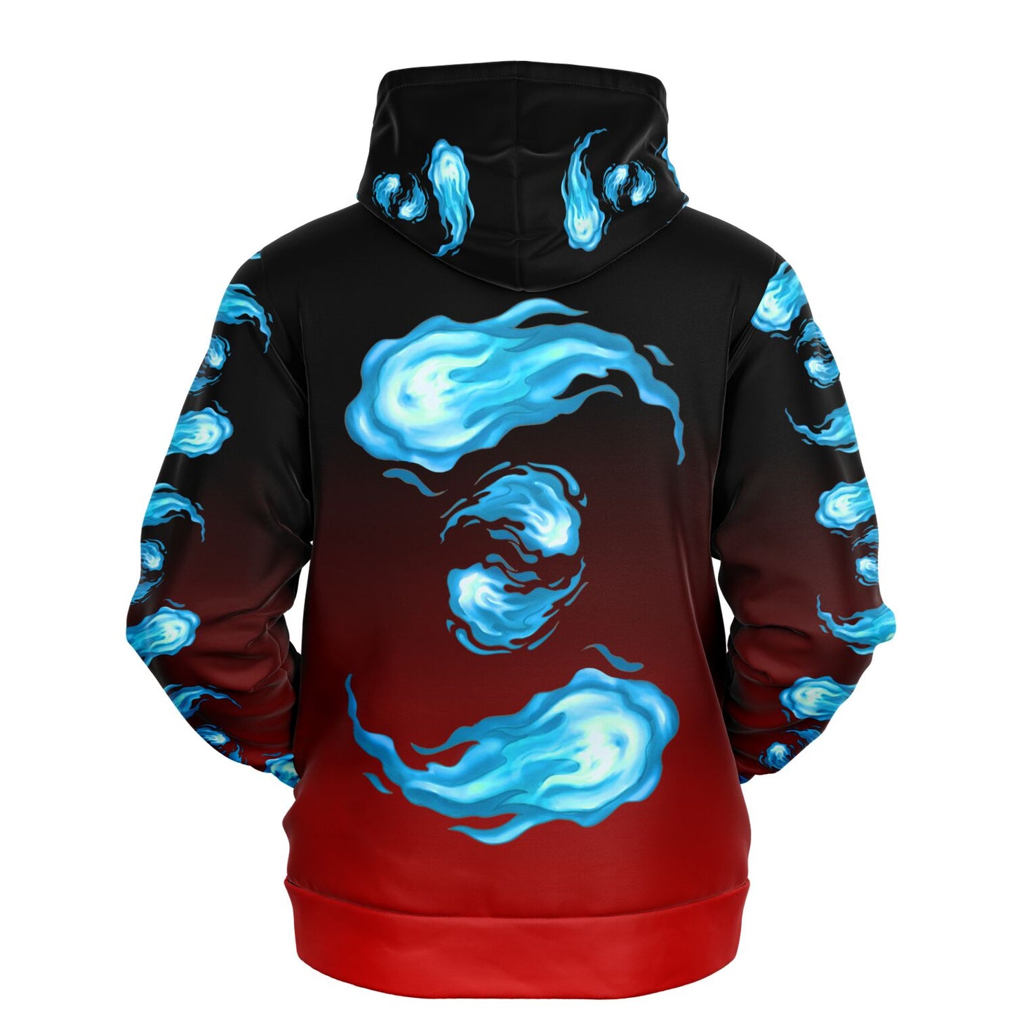 AMCThorn Art Flamesplosion Hoodie with Red Gradient