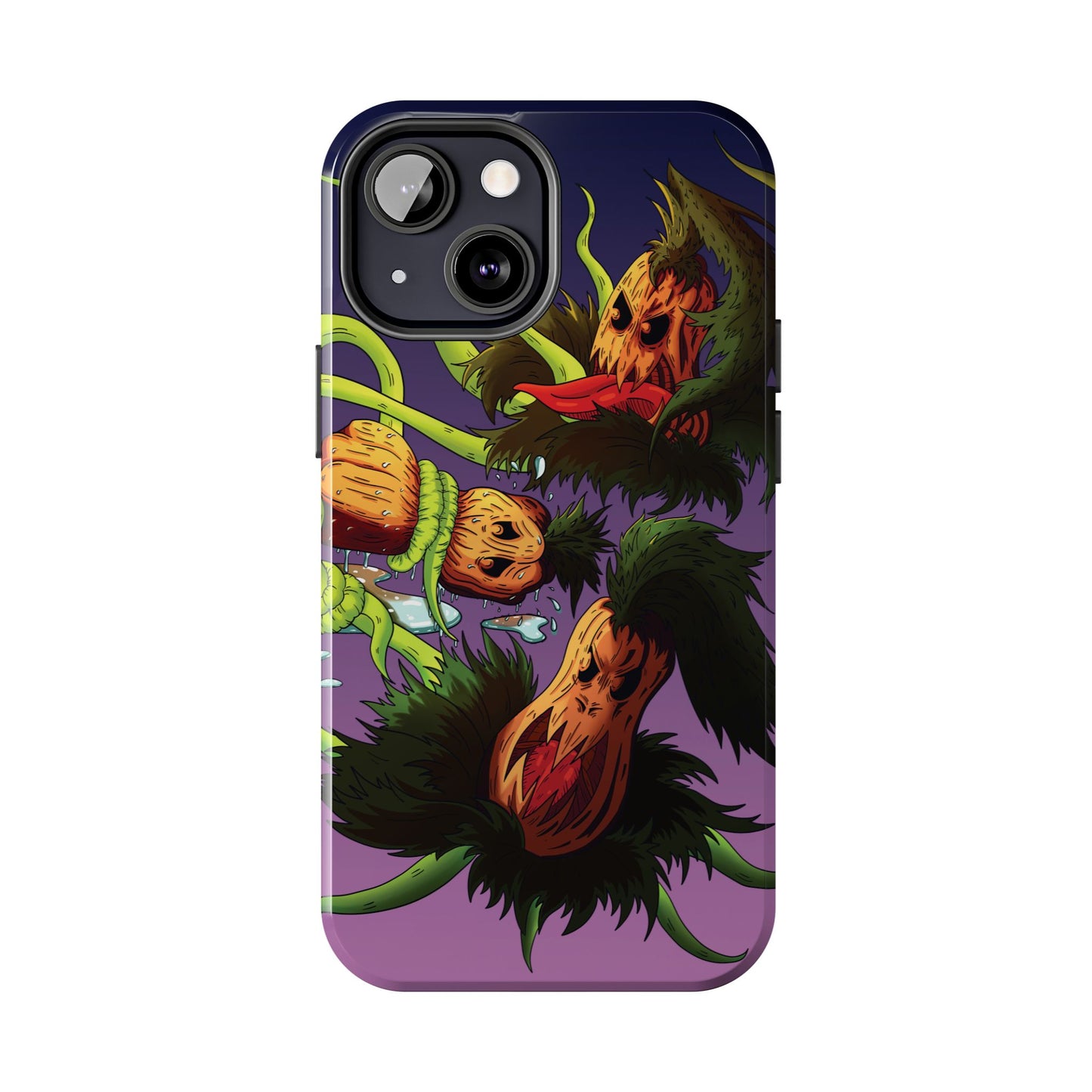 Pumpkin Gremvine Purple Gradient Tough Phone Case