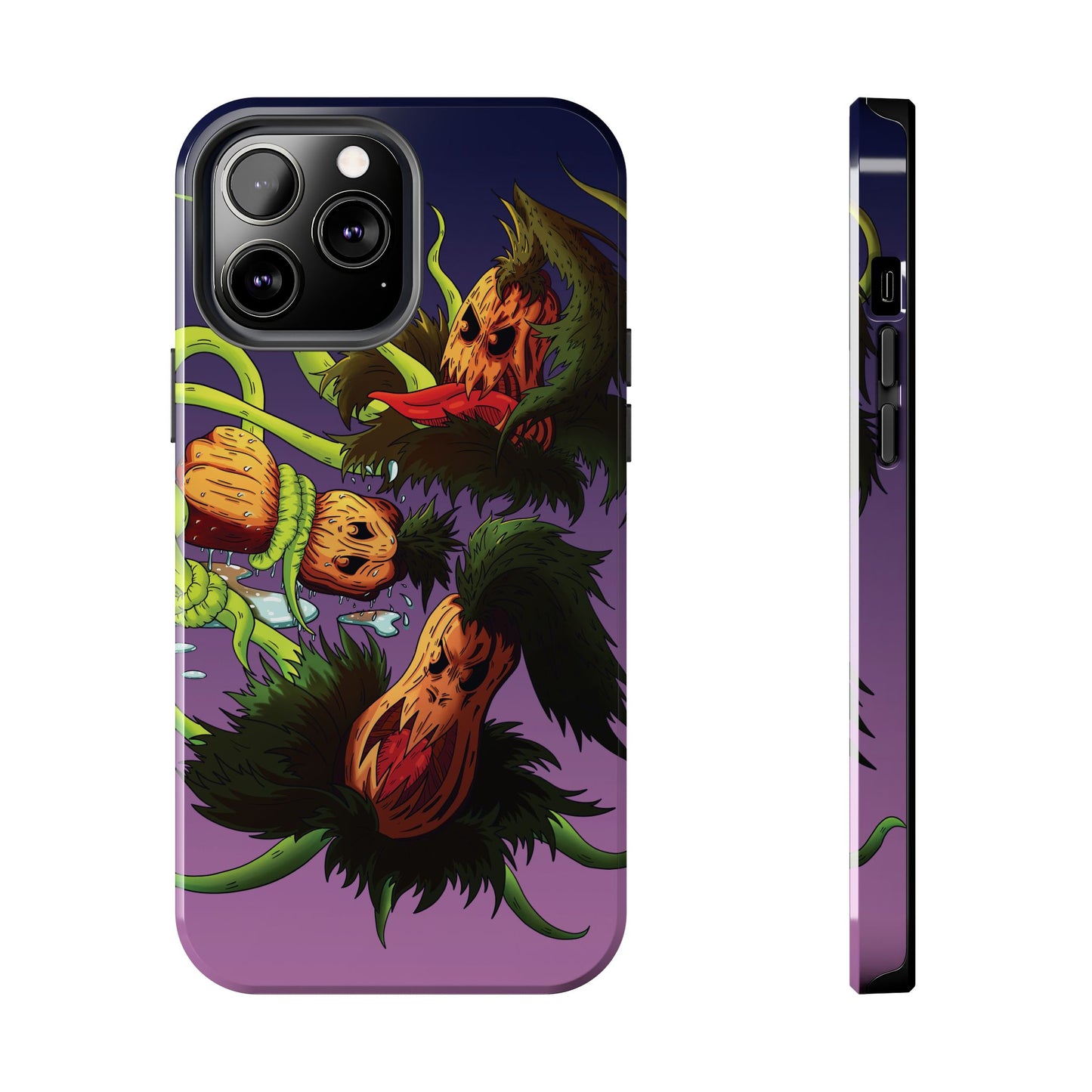 Pumpkin Gremvine Purple Gradient Tough Phone Case