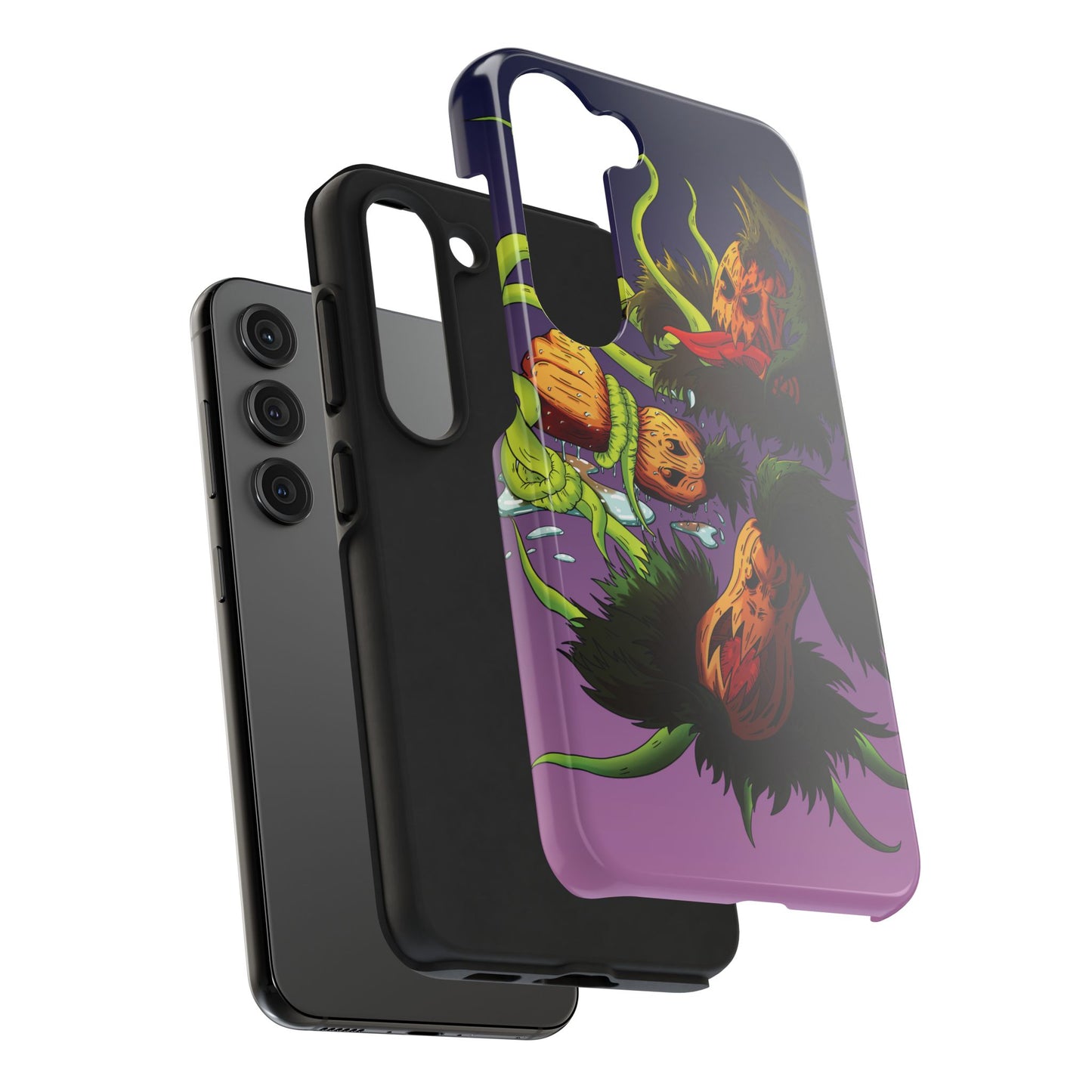 Pumpkin Gremvine Purple Gradient Tough Phone Case