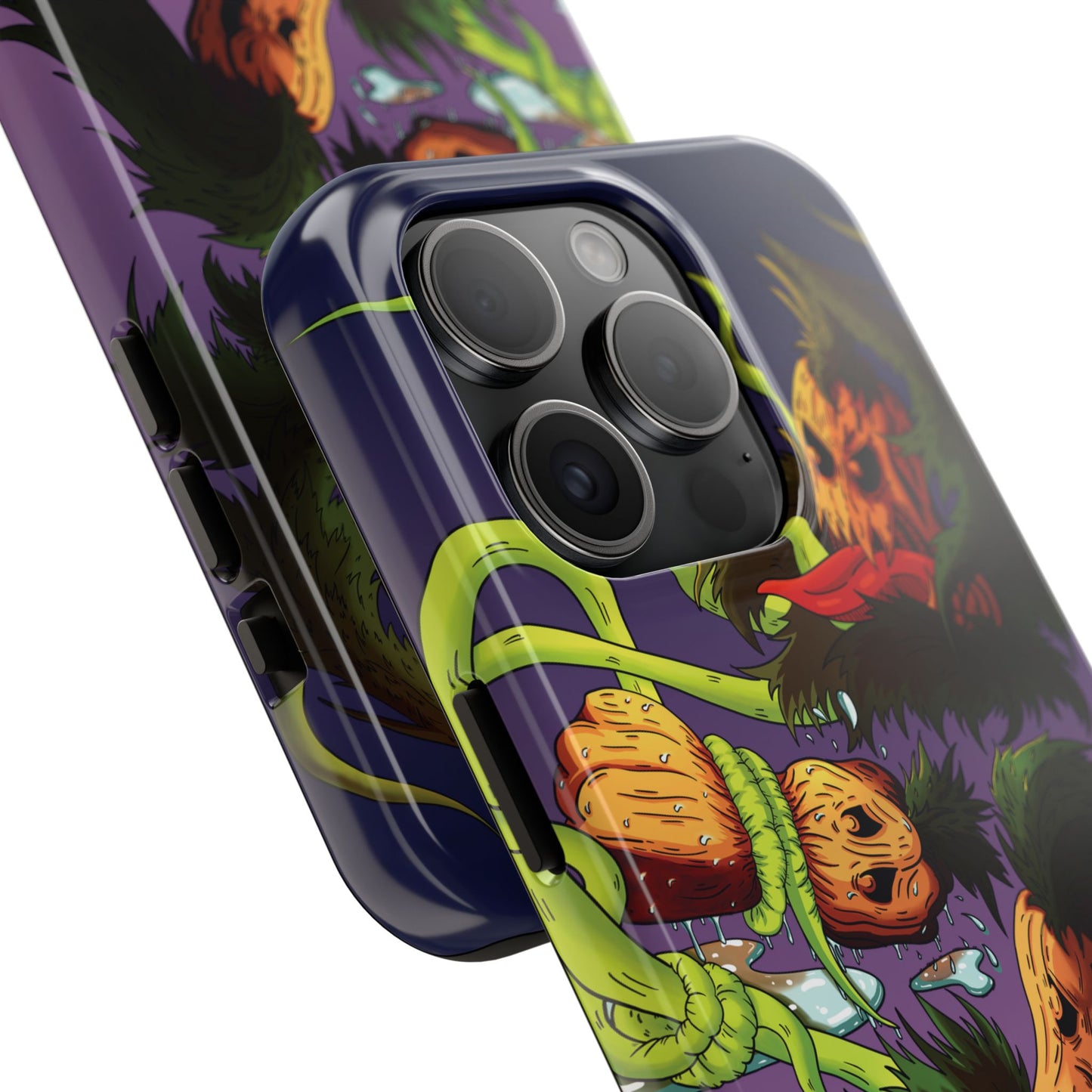 Pumpkin Gremvine Purple Gradient Tough Phone Case