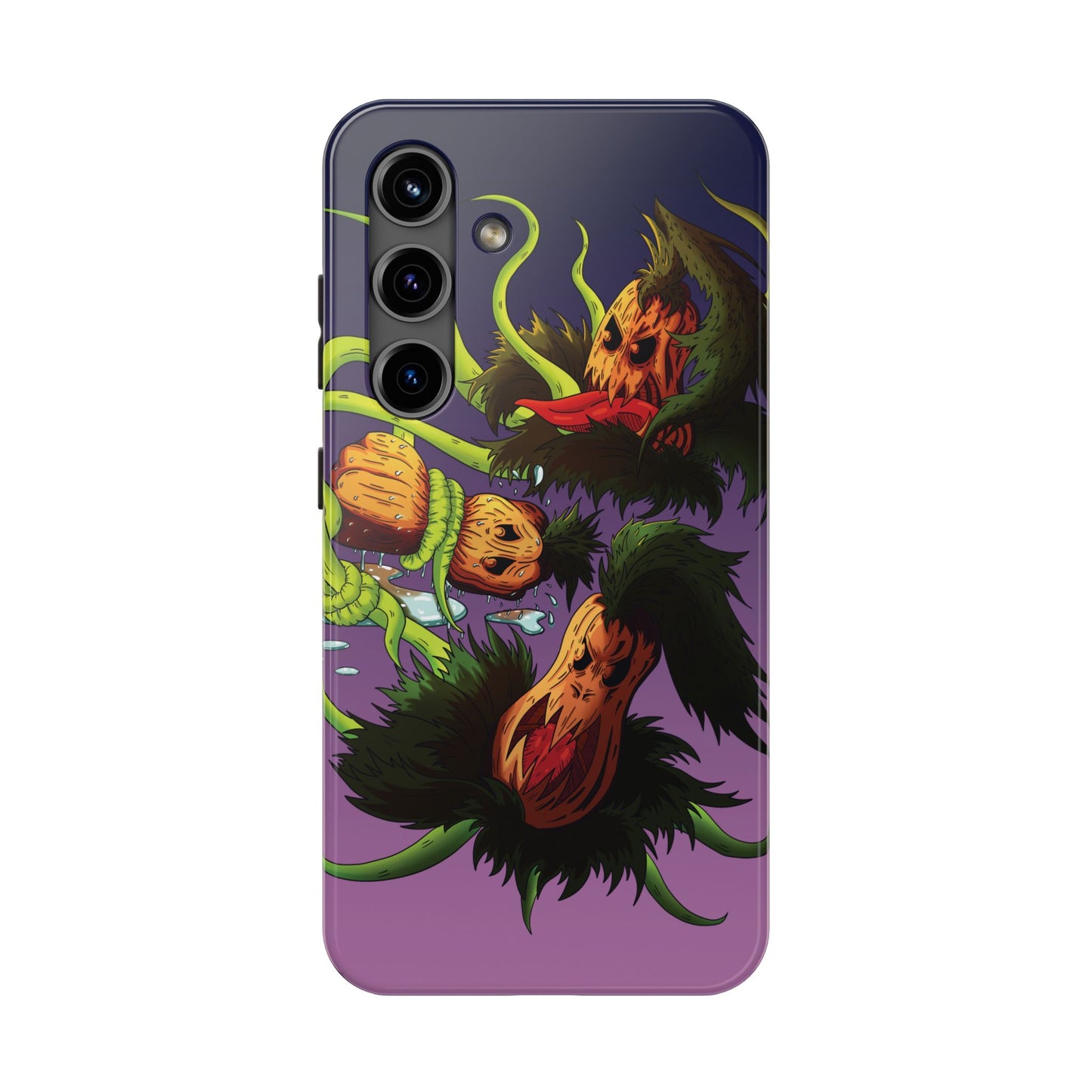 Pumpkin Gremvine Purple Gradient Tough Phone Case