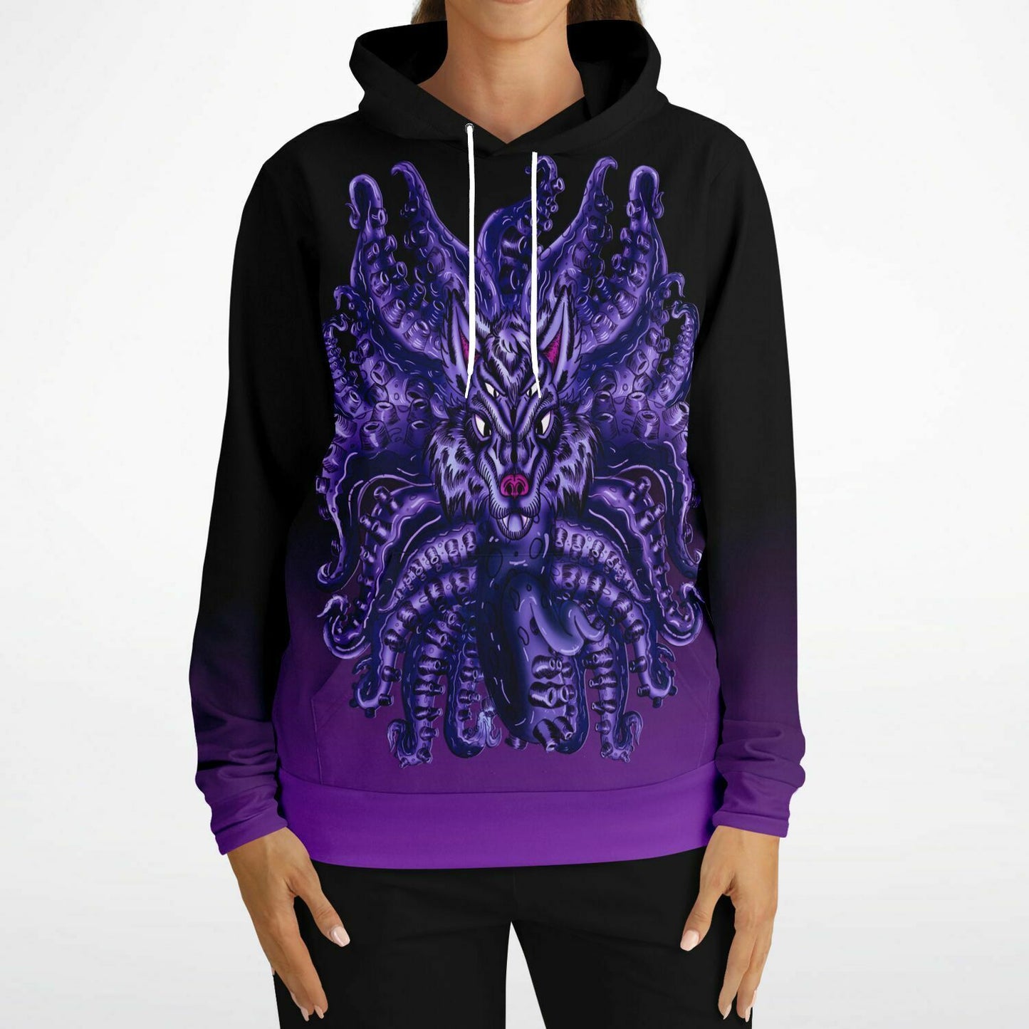 Deep Purple Wolf Tulu Athletic Hoodie
