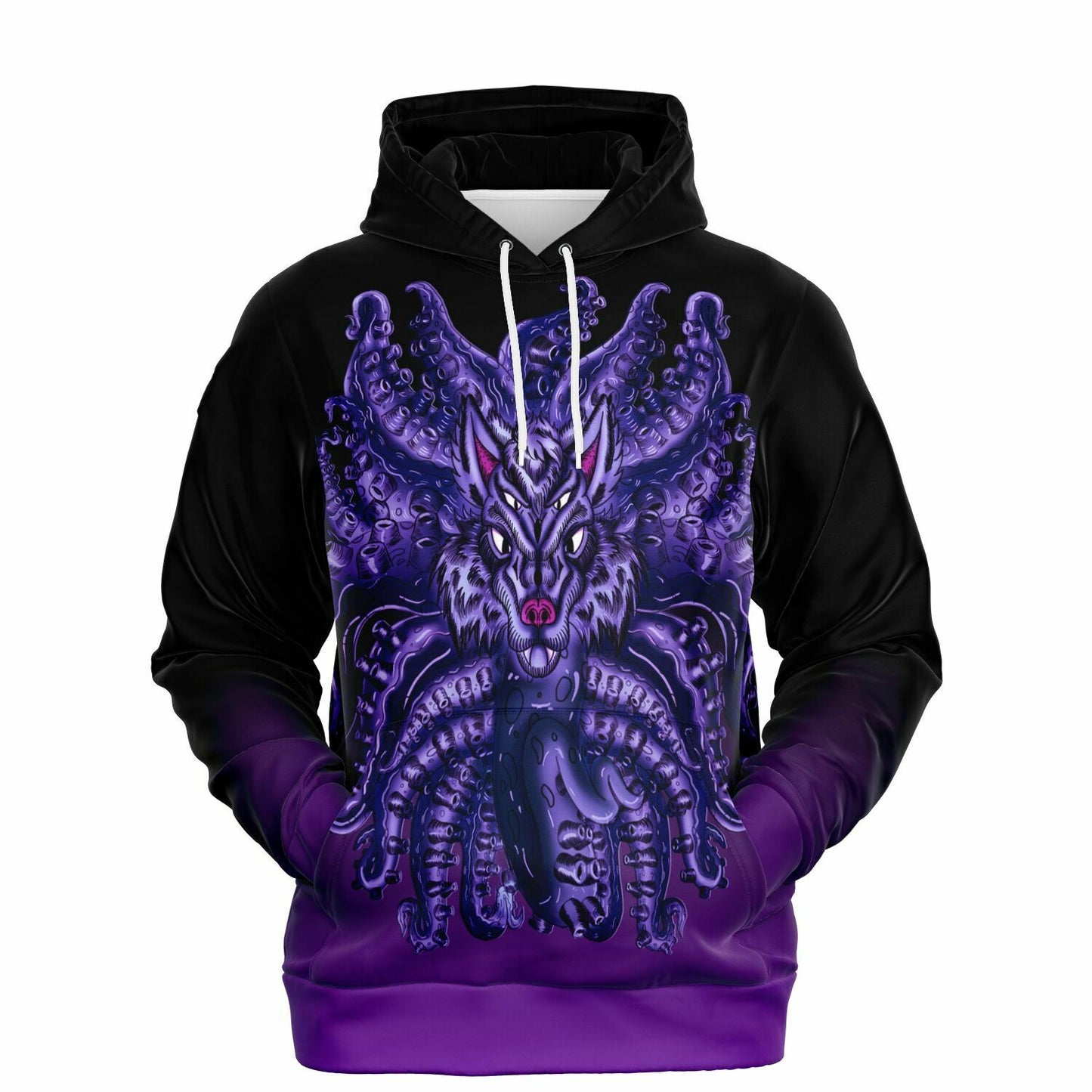 Deep Purple Wolf Tulu Athletic Hoodie