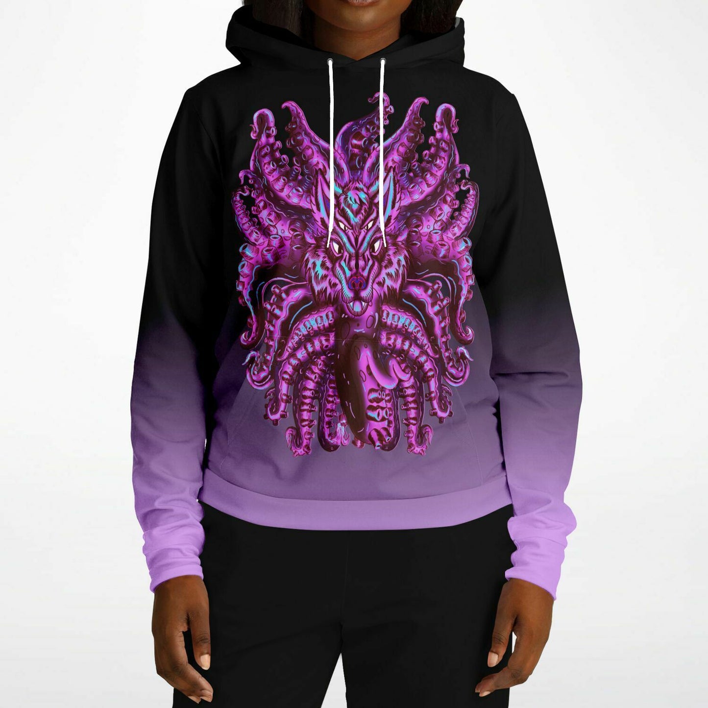 Cotton Candy Wolf Tulu Athletic Hoodie
